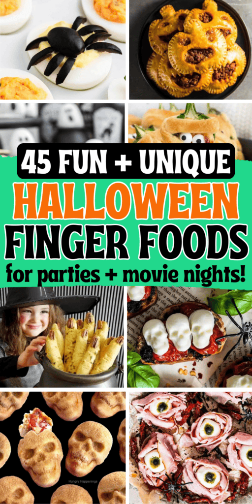 45 Easy Halloween Finger Foods & Spooky Appetizer Snacks for Parties