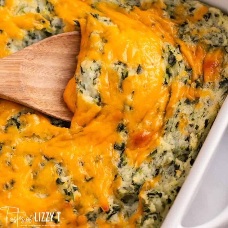 Image for Cheesy Spinach Mashed Potatoes