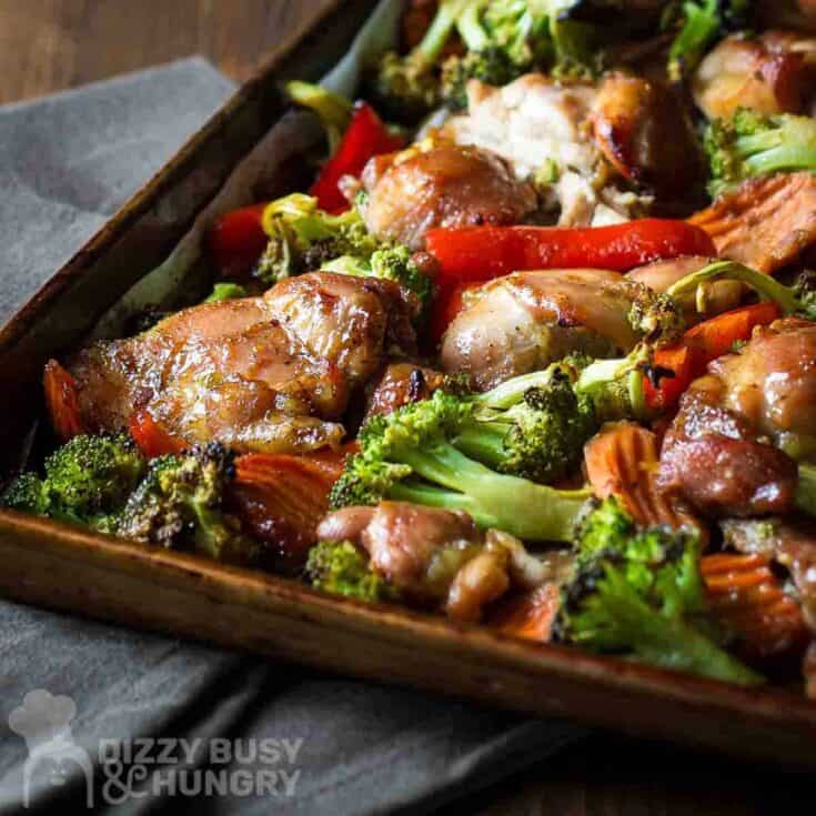 Image for One Pan Honey Garlic Chicken Thighs