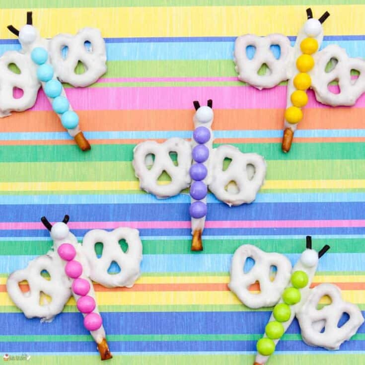 Image for Rainbow Dragonfly Pretzels