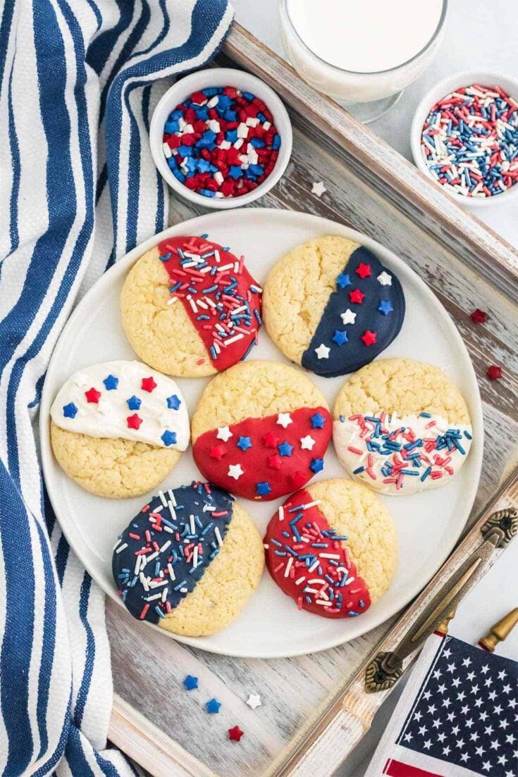 Image for Patriotic Cake Mix Cookies