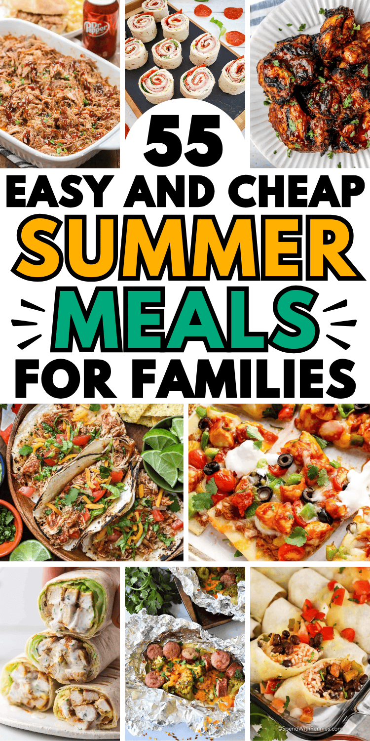Cheap summer meals! These affordable summertime meals are quick and cheap dinner recipes for hot weather. Budget friendly meals, cheap summer dinner recipes, simple summer meals, low effort meals, cheap simple dinners, easy throw together meals, dirt cheap meals, simple summer dinner ideas, summer meals dinner families, inexpensive healthy meals, super cheap dinners, quick summer meals, cheap weeknight meals, cheap dinners for a family budget, cheap healthy meals, summer lunch ideas, summer meals for hot days, frugal meals, cheap quick dinner ideas, cheap and easy dinner ideas families, cheap meals on a budget, fast cheap dinner ideas, budget meal planning, easy meals on a budget family, super cheap meals, struggle meals recipes, broke meals ideas, healthy affordable meals, low cost meals.