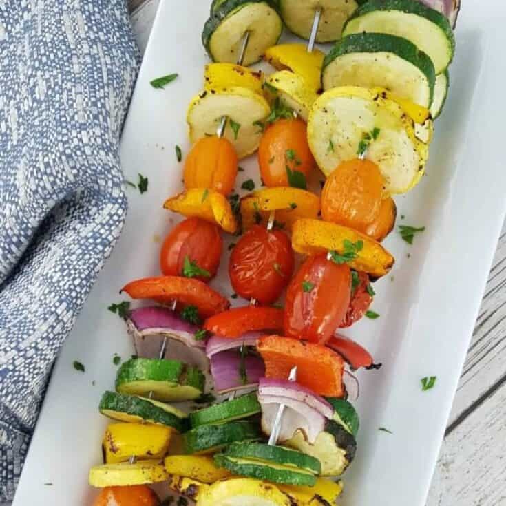 Image for Rainbow Grilled Vegetable Kabobs