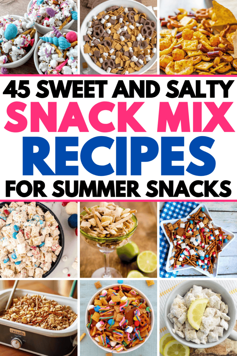45 Fun Summer Snack Mix Ideas easy Chex Mix Recipes 