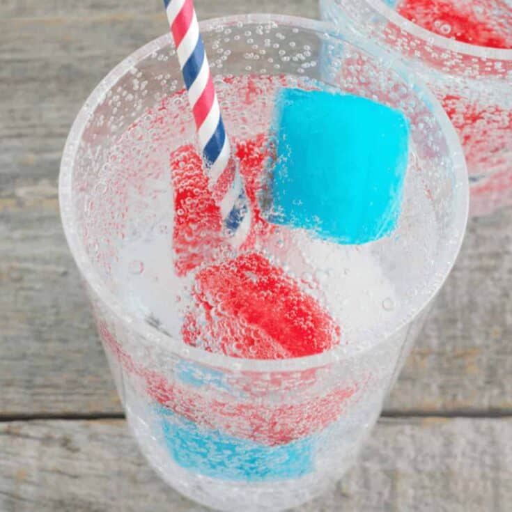 Image for Red, White & Blue Jell-O Ice Cubes