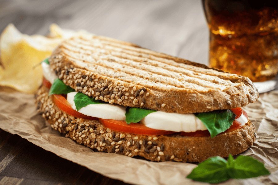 caprese grilled cheese