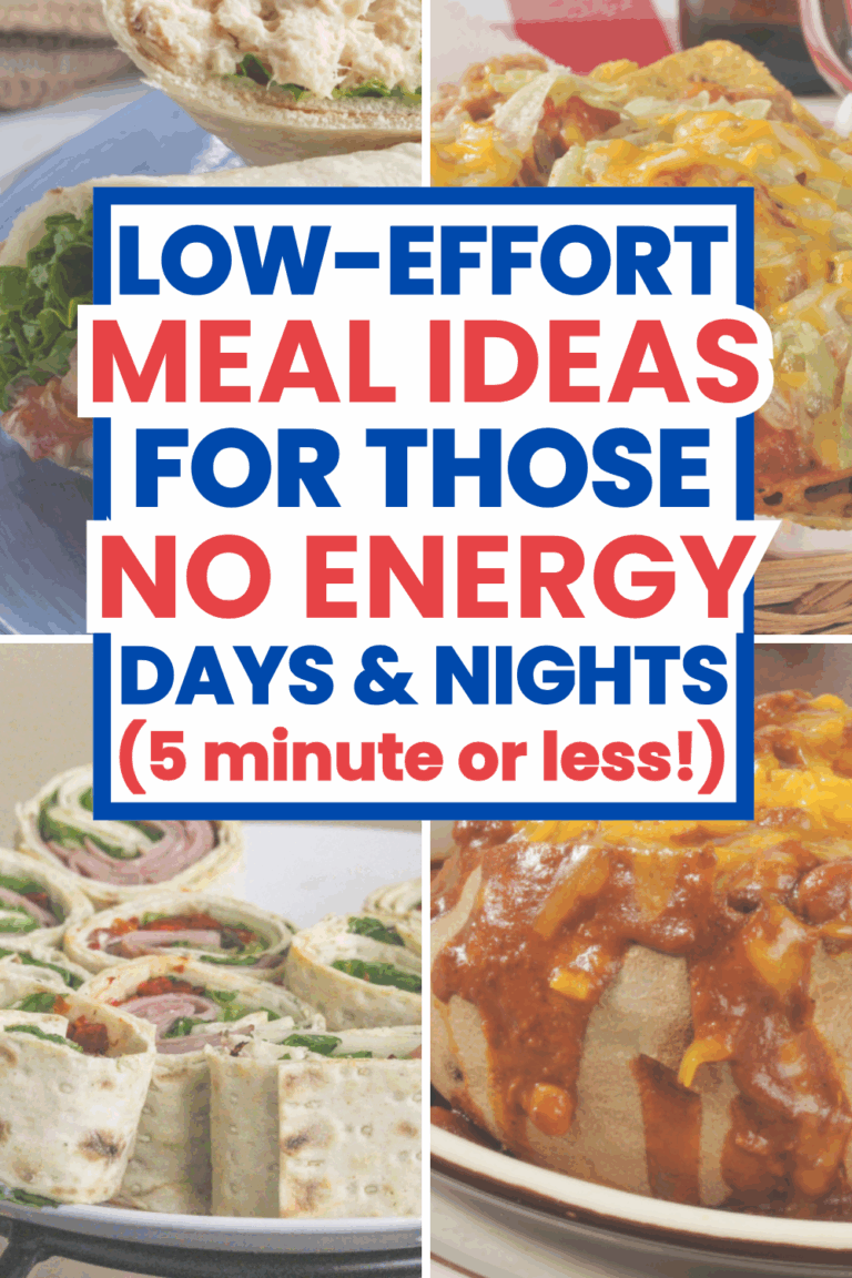 37 Low Effort Meals for When You Have No Energy to Cook