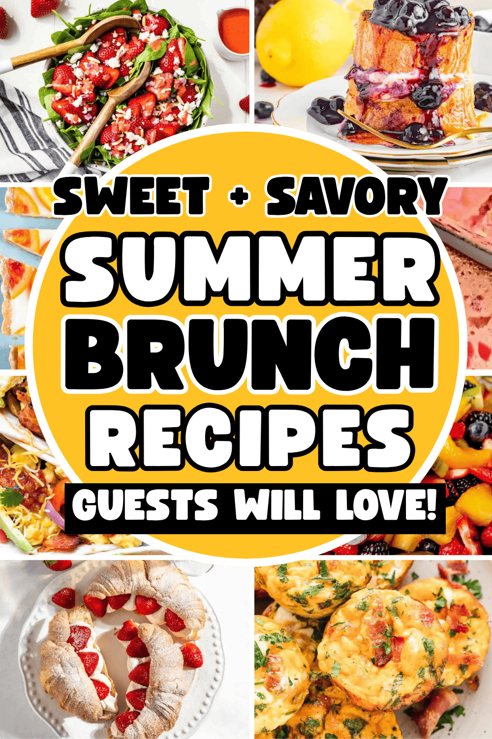 Fun summer brunch recipes! Delicious summer breakfast ideas and easy brunch foods for the best summer brunch spread. Summer brunch buffet, brunch potluck ideas, summer party food, summer appetizers, luncheon menu, spring brunch ideas, summer brunch food ideas party, picnic brunch Ideas, summer brunch ideas, outdoor brunch recipes, summer food, birthday brunch food, garden party food ideas, brunch party ideas, brunch picnic recipes, brunch spread ideas, grill brunch ideas, brunch lunch recipes, yummy brunch recipes, baby shower brunch food, breakfast get together ideas, summer sunday brunch ideas, summer brunch menu ideas for a crowd, breakfast grazing table, brunch ideas for potluck, easy fancy brunch ideas, brunch banquet ideas, small brunch menu ideas, ladies brunch recipes, brunch salad