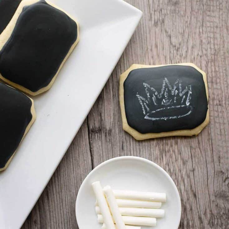Image for Chalkboard cookies with Edible Chalk