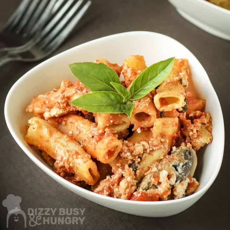 Image for Baked Ziti with Mushrooms and Spinach