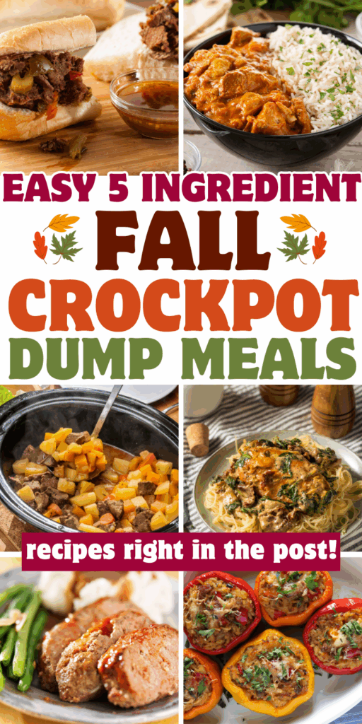 21 Easy Fall Crockpot Dump Meals for Cheap Autumn Dinners