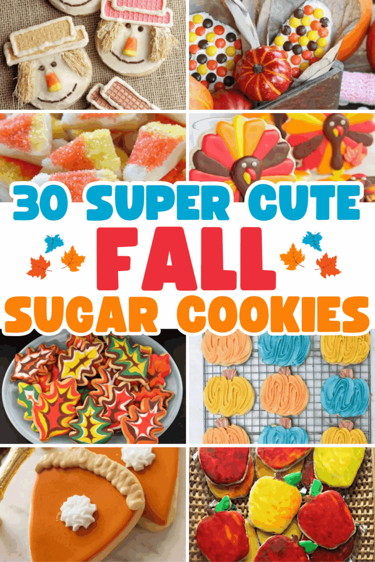 30 Cute Decorated Fall Sugar Cookies for Festive Autumn Baking