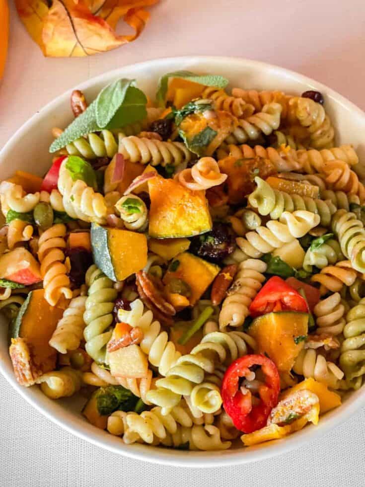 Image for Roasted Pumpkin Pecan Cranberry Pasta Salad