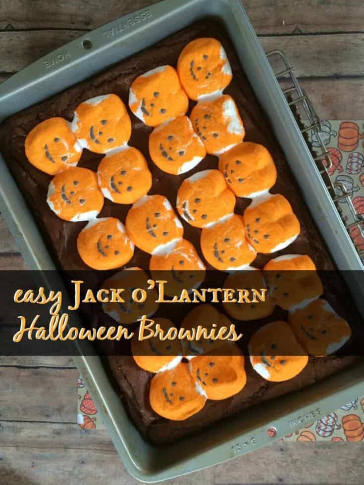 Image for Easy Jack o'lantern Brownies