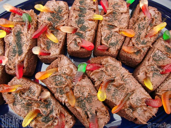 Image for Worms in a Coffin Brownies