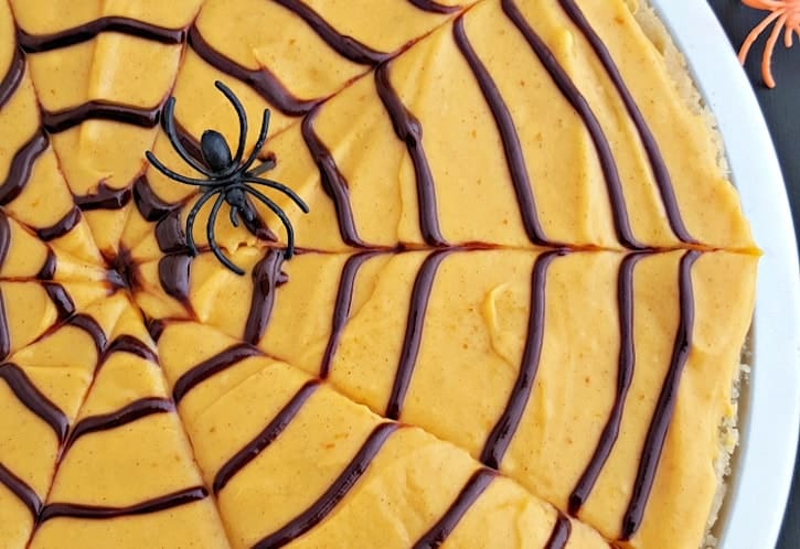 Image for Pumpkin Spice Spiderweb Cookie Pizza