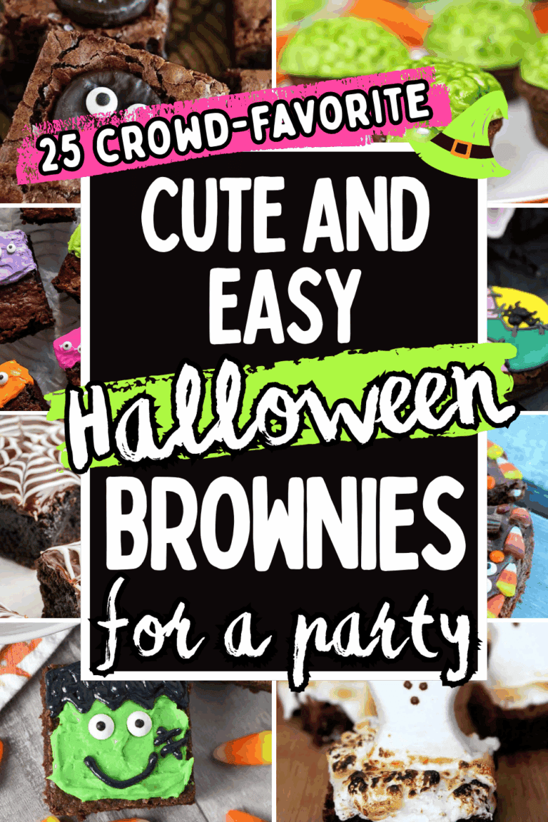 25 Cute & Spooky Halloween Brownies