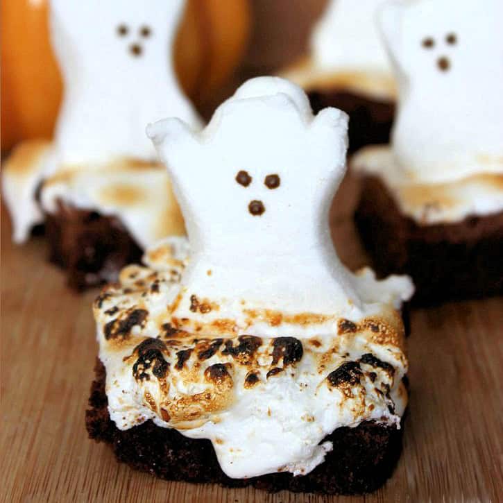 Image for Haunted Halloween Ghost Brownies