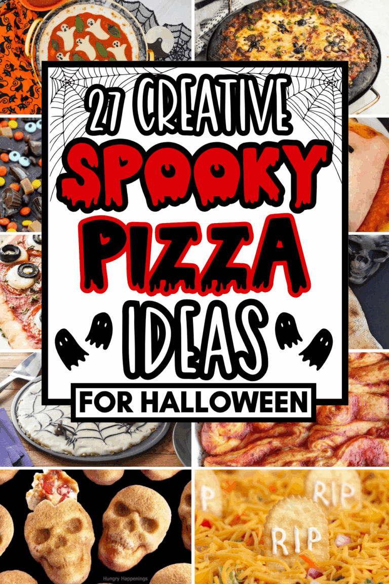 25 Fun Halloween Pizza Ideas for Easy Spooky Dinners & Party Snacks