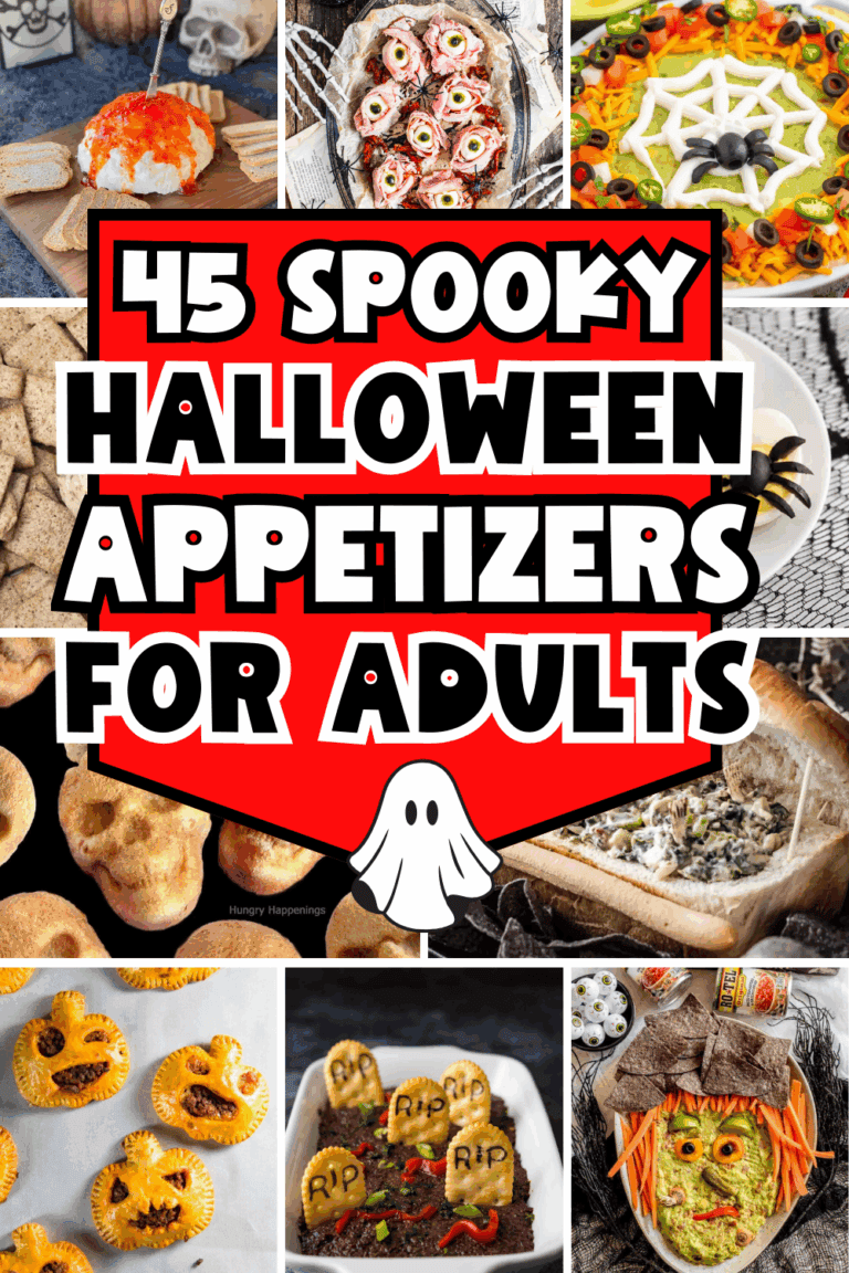 45 Fun Spooky Appetizers & Easy Halloween Finger Foods for Parties