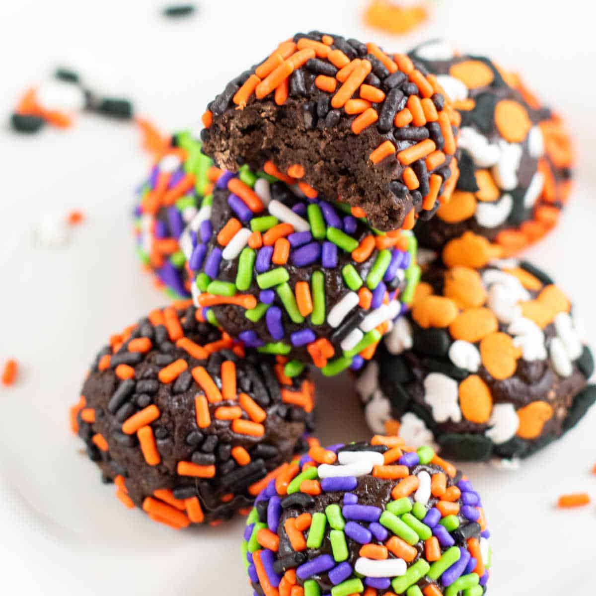 Image for Halloween Brownie Truffles
