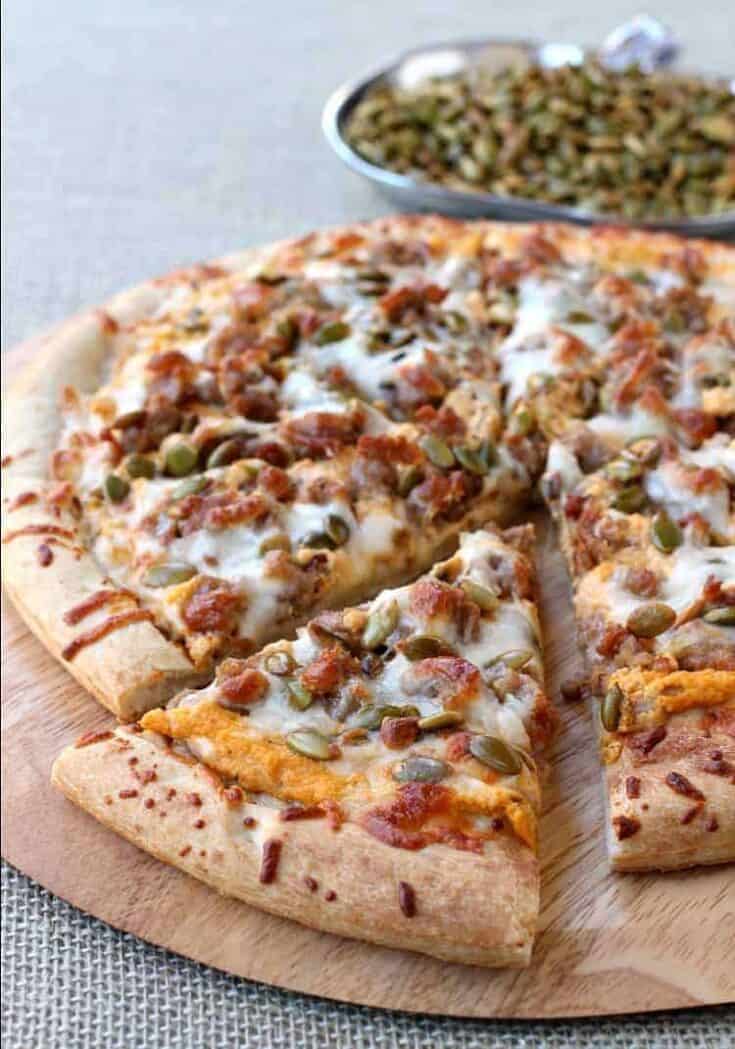 Image for Spicy Sausage and Pumpkin Pizza