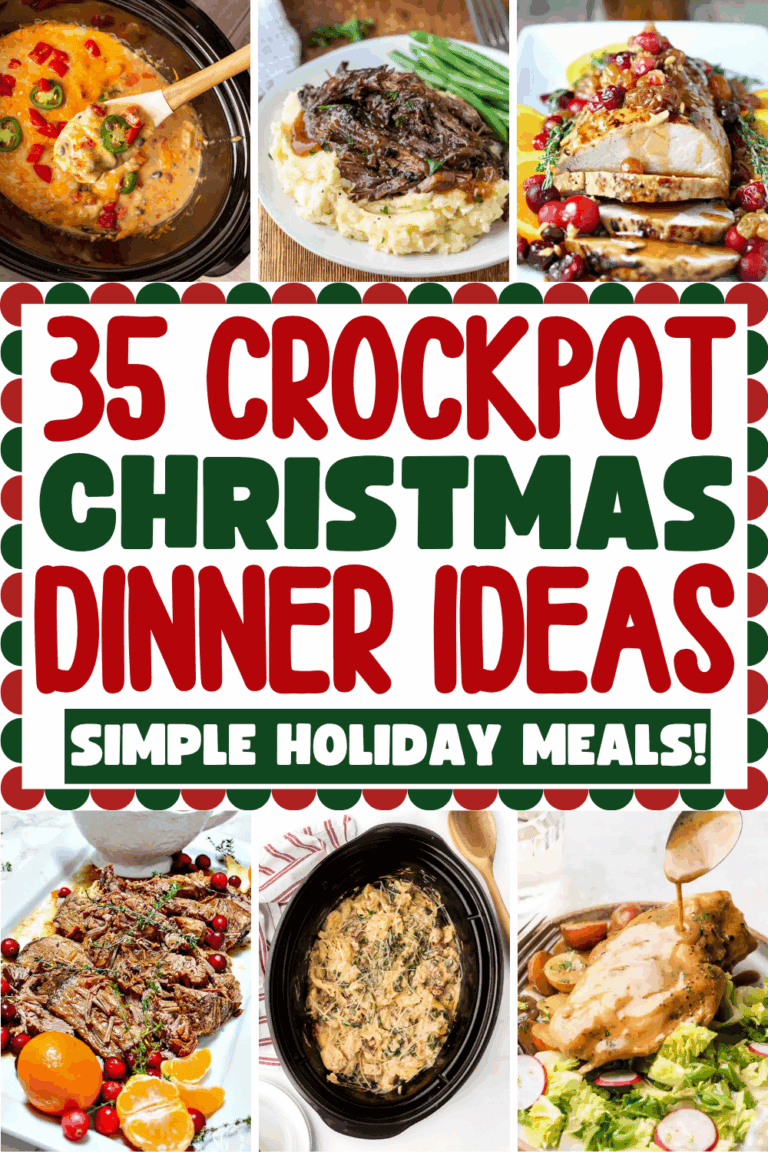 35 Cozy Crockpot Christmas Dinner Ideas for Simple Holiday Meals