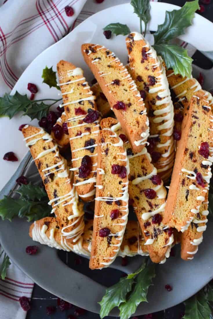 Image for Cranberry White Chocolate Biscotti