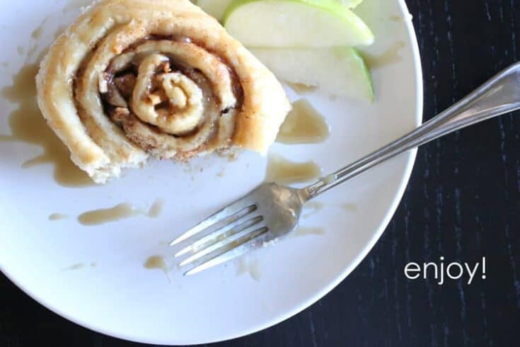 Image for Caramel Apple Cinnamon Rolls 