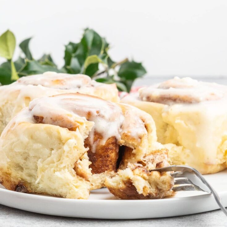 Image for Eggnog Cinnamon Rolls
