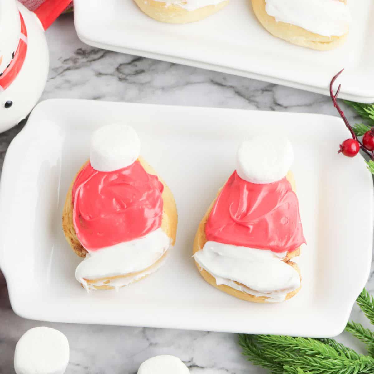 Image for Santa Hat Cinnamon Rolls