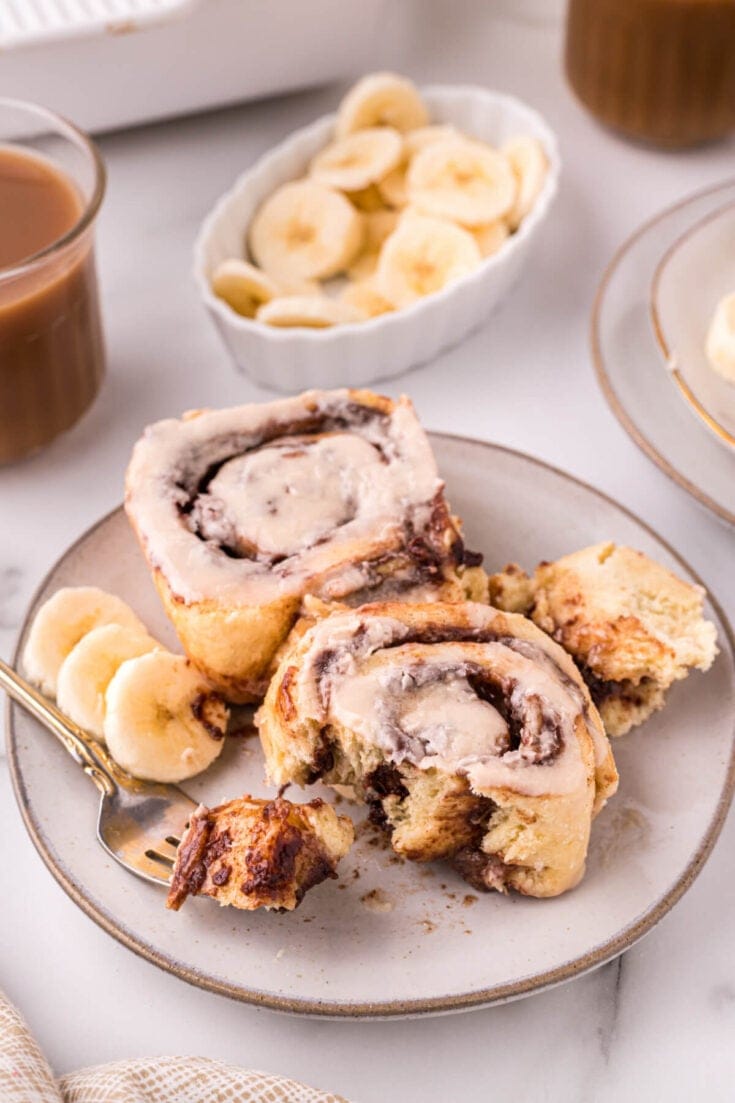Image for Nutella Banana Cinnamon Rolls