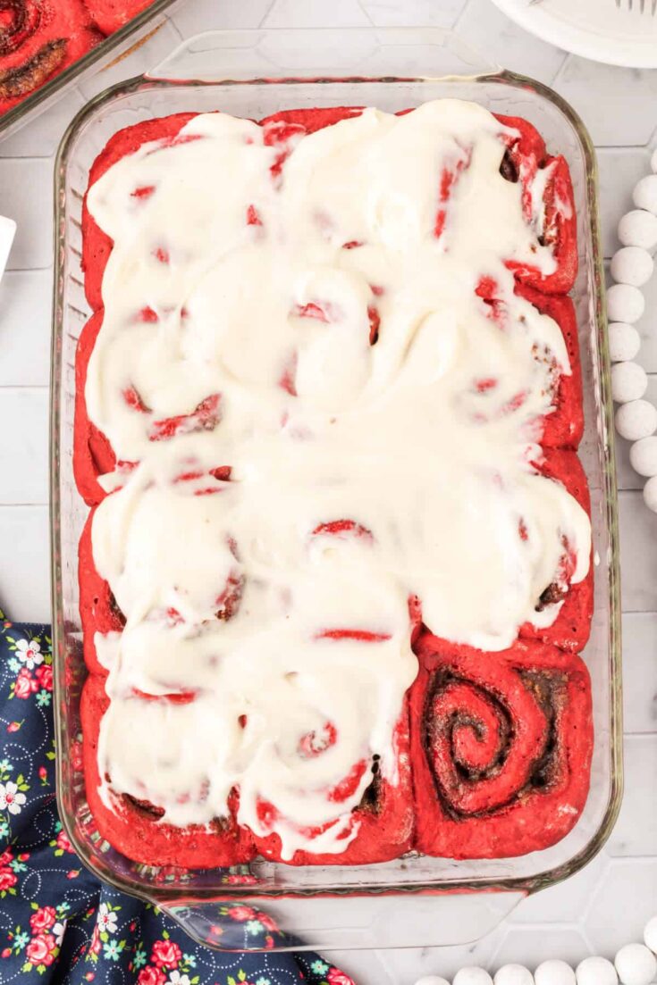 Image for Red Velvet Cinnamon Rolls