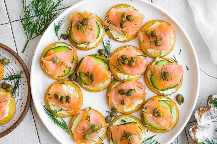 Image for Smoked Salmon Crackers