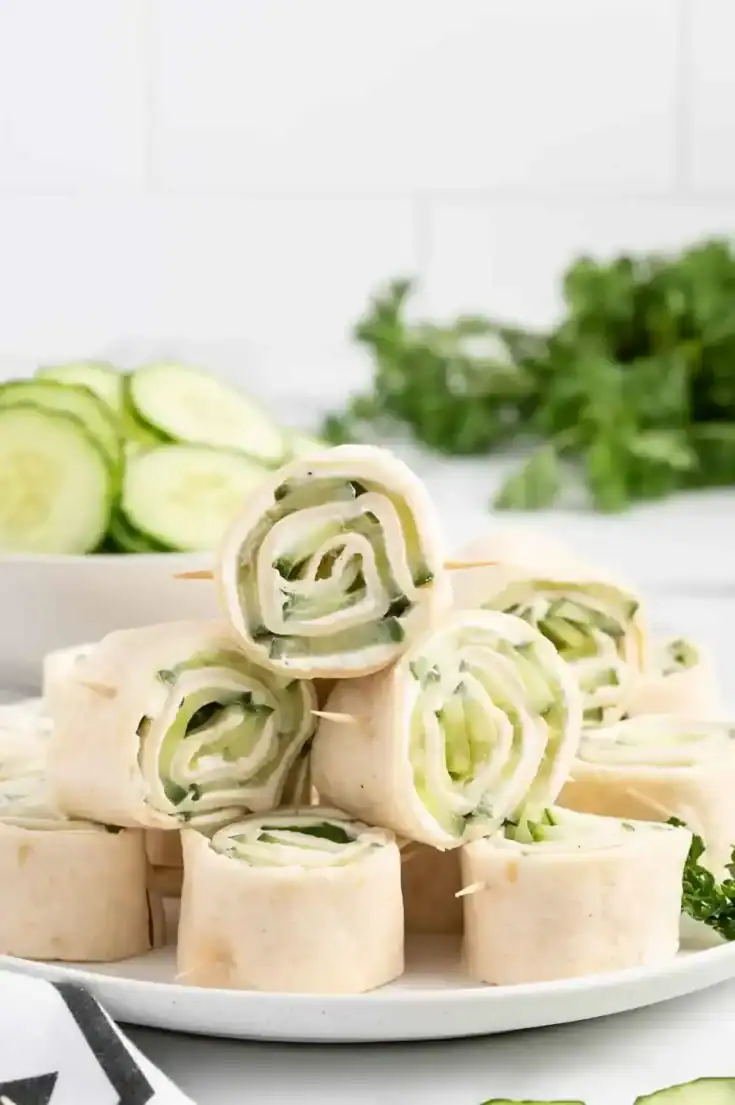 Image for Pinwheel Cucumber Sandwiches