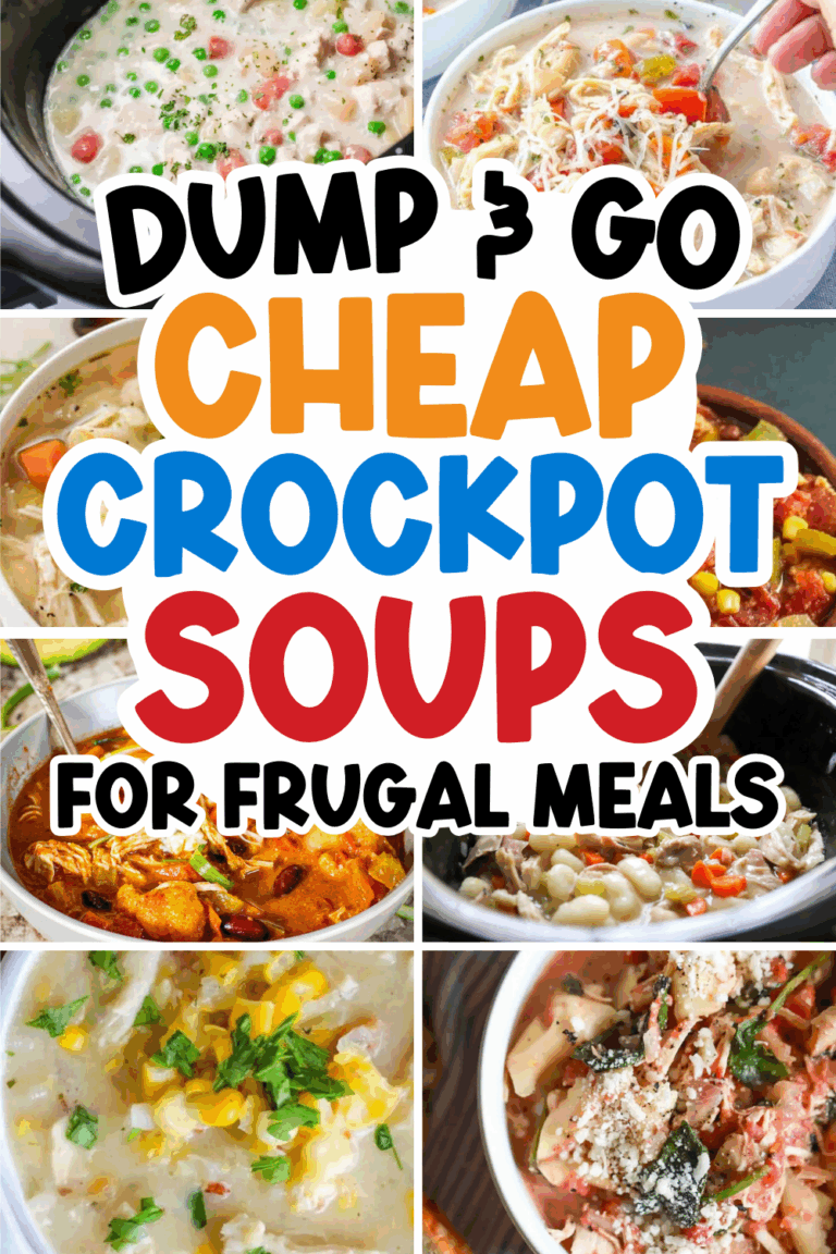 25 Easy Cheap Crockpot Soup Recipes (dump and go dinners!)