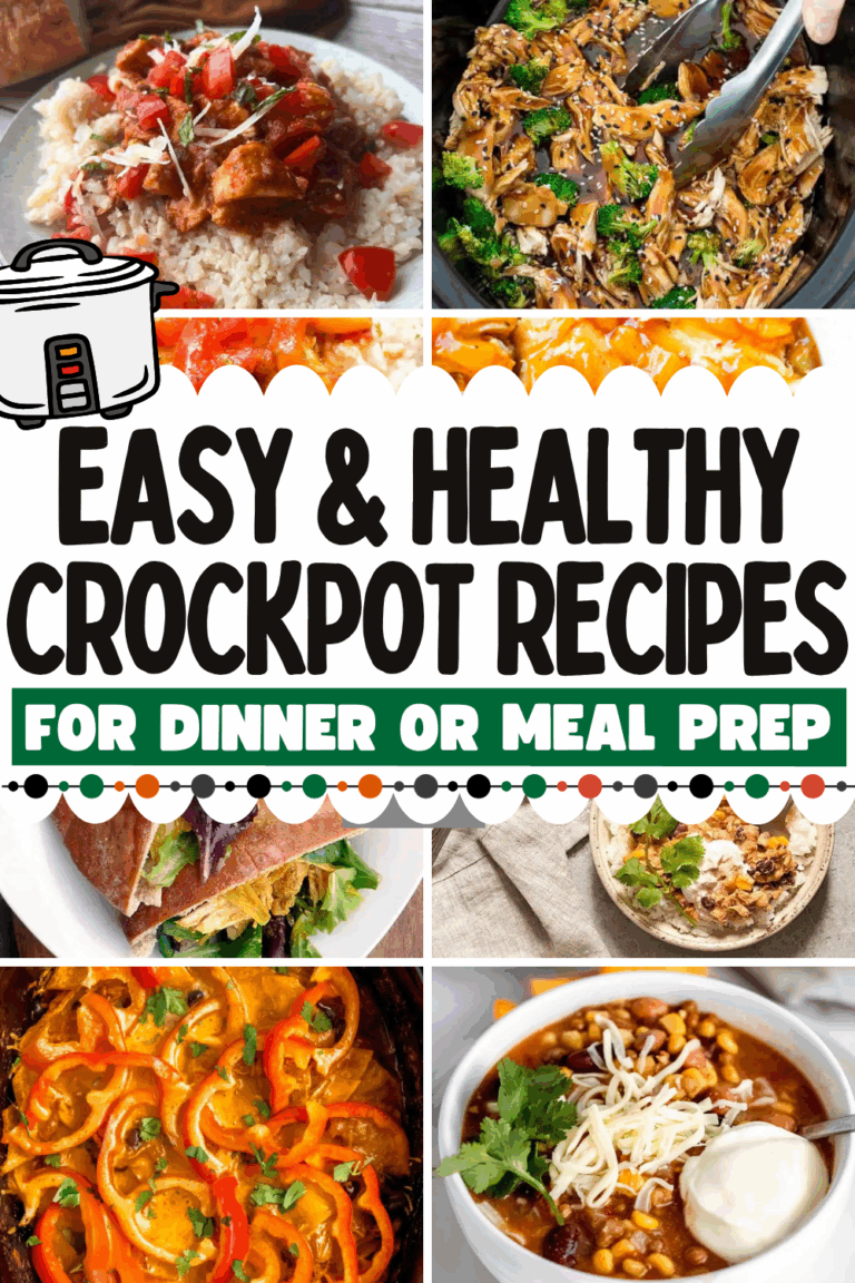 45 Healthy Dinner Recipes for the Crockpot (easy dump and go dinners!)