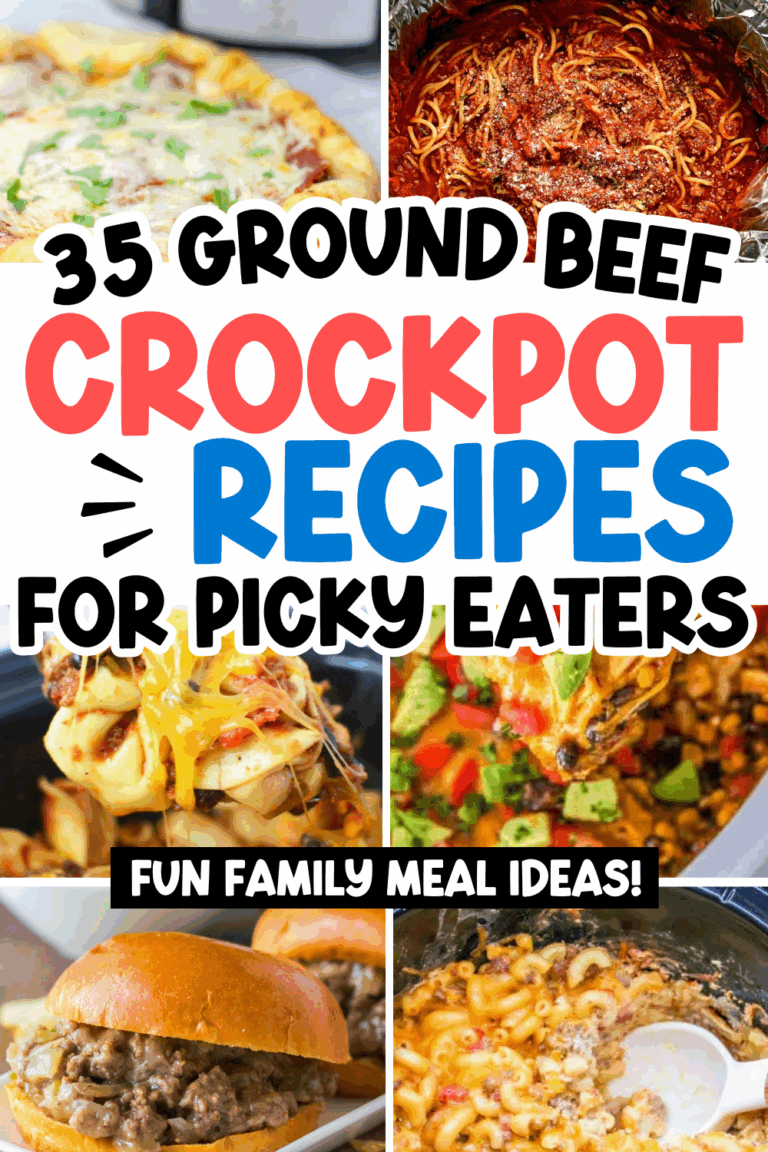 35 Simple Ground Beef Crockpot Recipes for Families with Picky Eaters