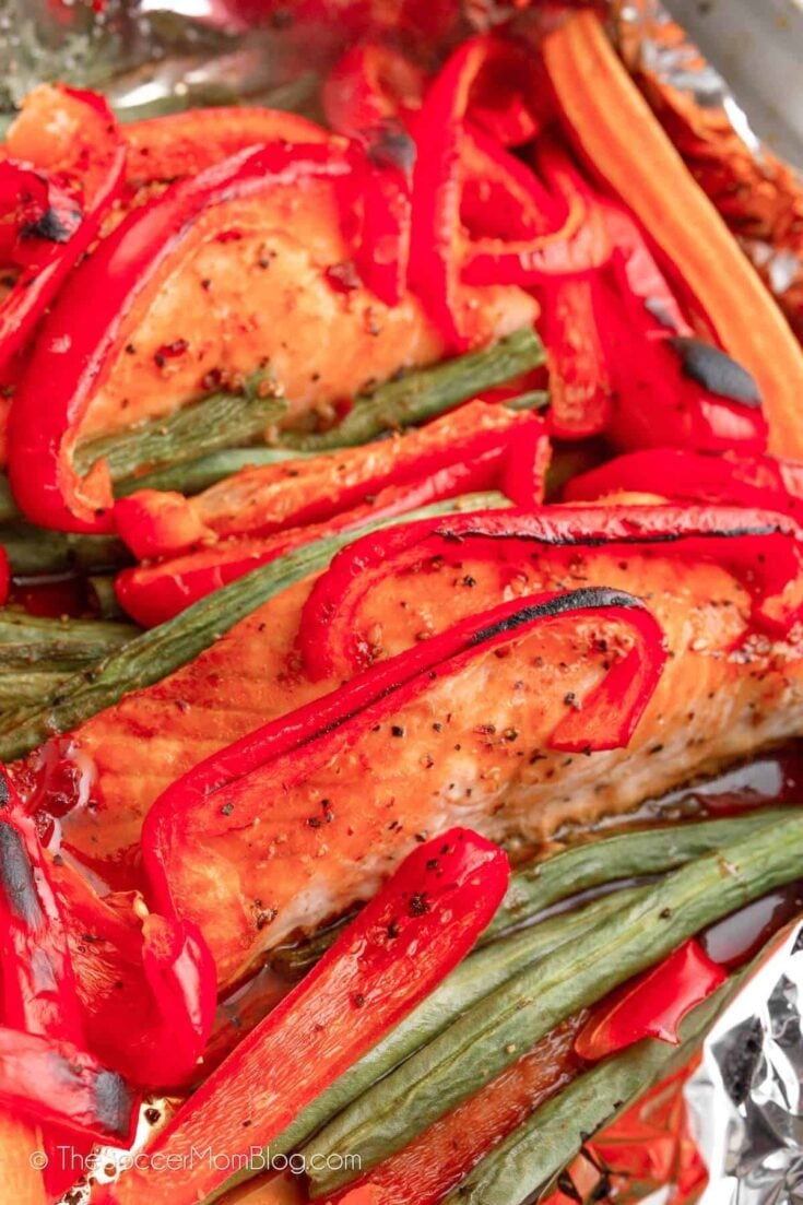 Image for Baked Salmon in Foil with Veggies