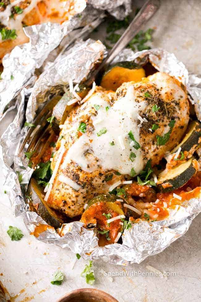 Image for Parmesan Chicken Foil Packets