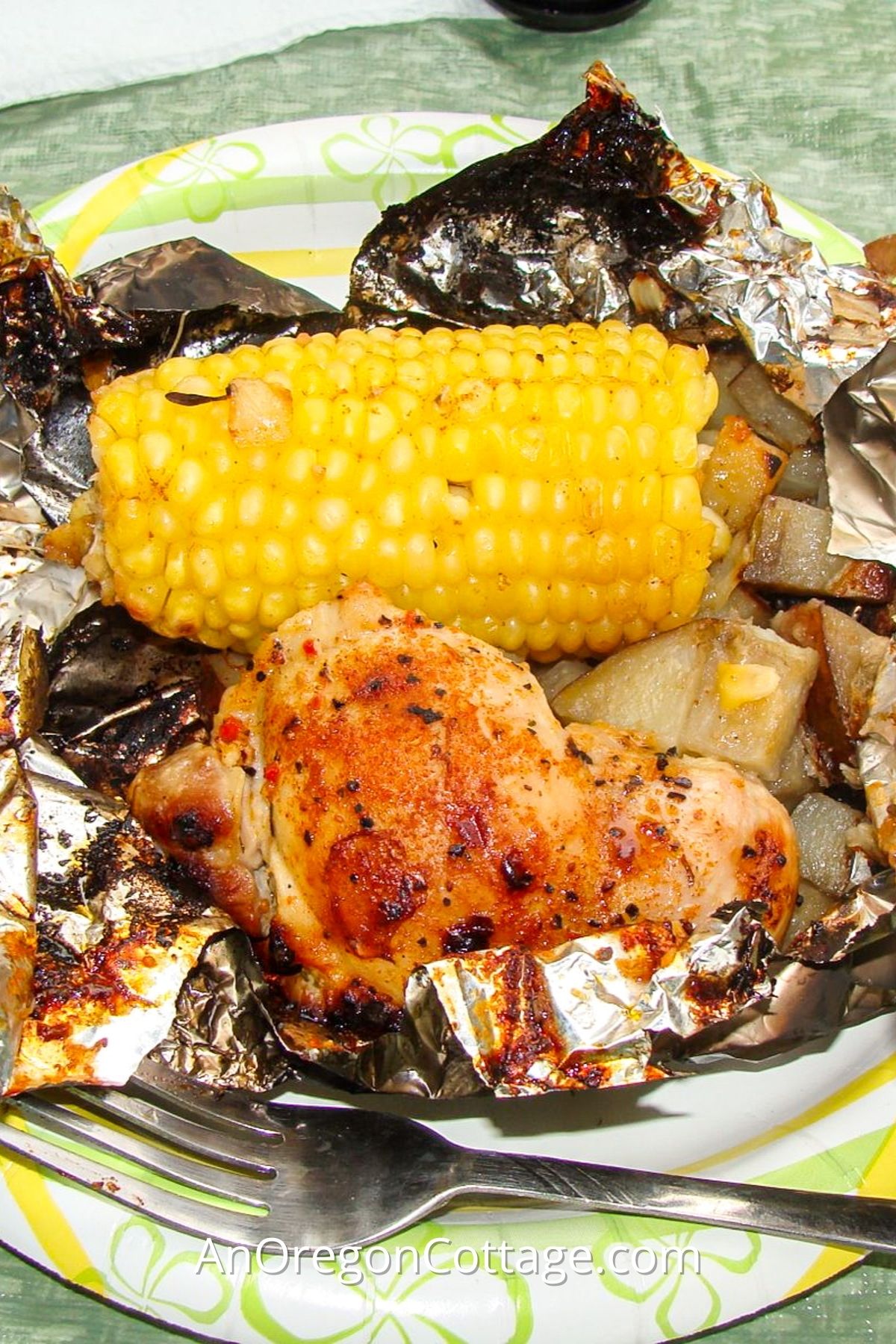 Image for Chicken Potato and Corn Foil Pack