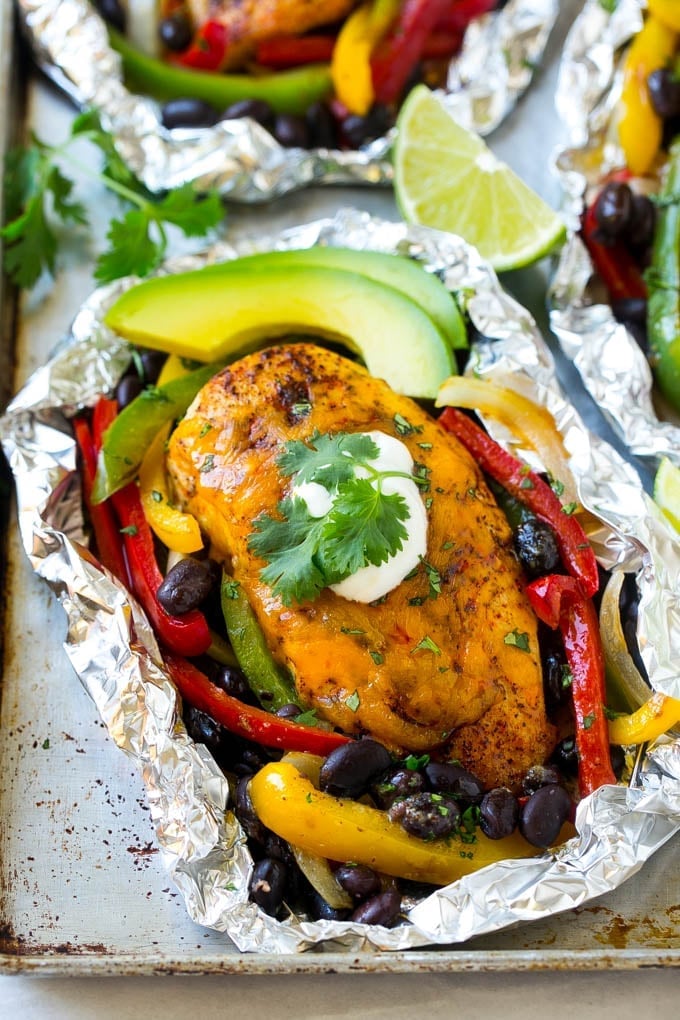 Image for Chicken Fajita Foil Packets