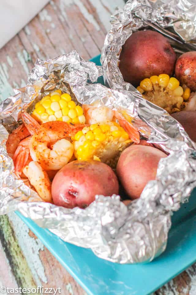 Image for Grilled Shrimp Foil Packets