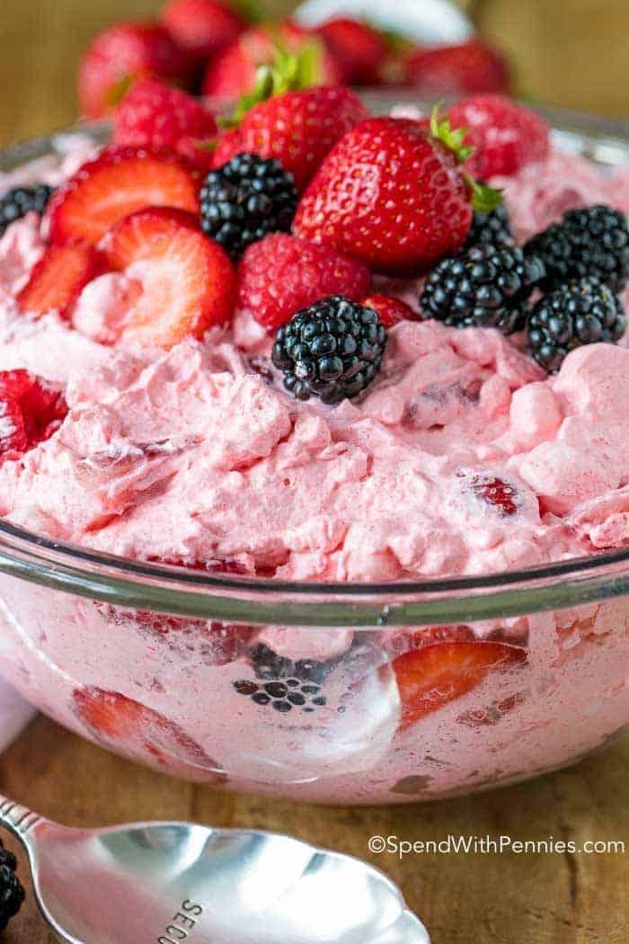 Image for Berry Fluff Jello Salad