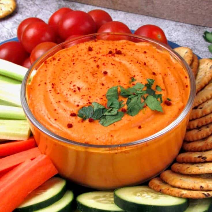 Image for Roasted Red Pepper Hummus