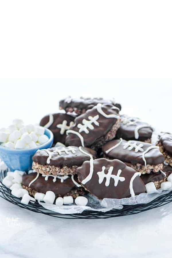 Image for Frosted Football Rice Krispie Treats