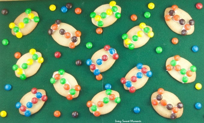 Image for Easy M&M Football Cookies