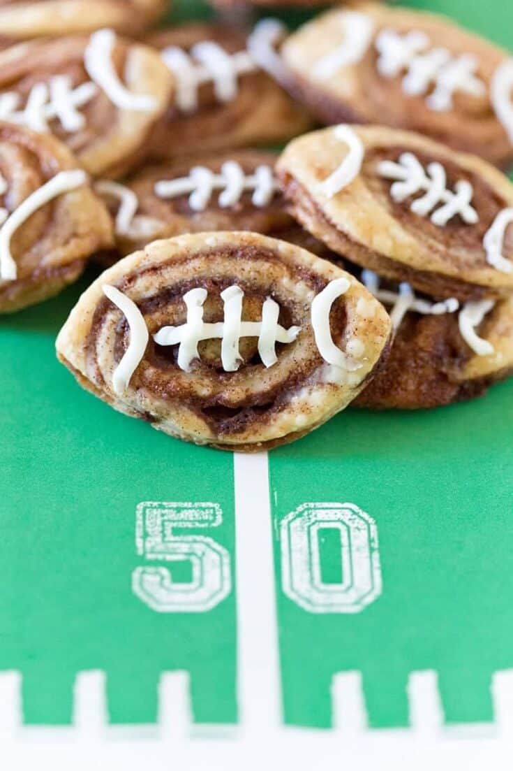 Image for Cinnamon Roll Football Cookies