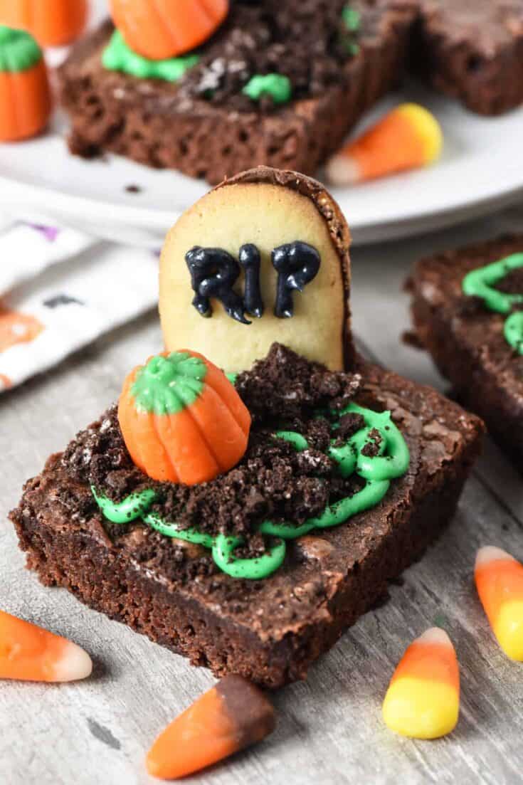 Image for Spooky Graveyard Brownies for Halloween