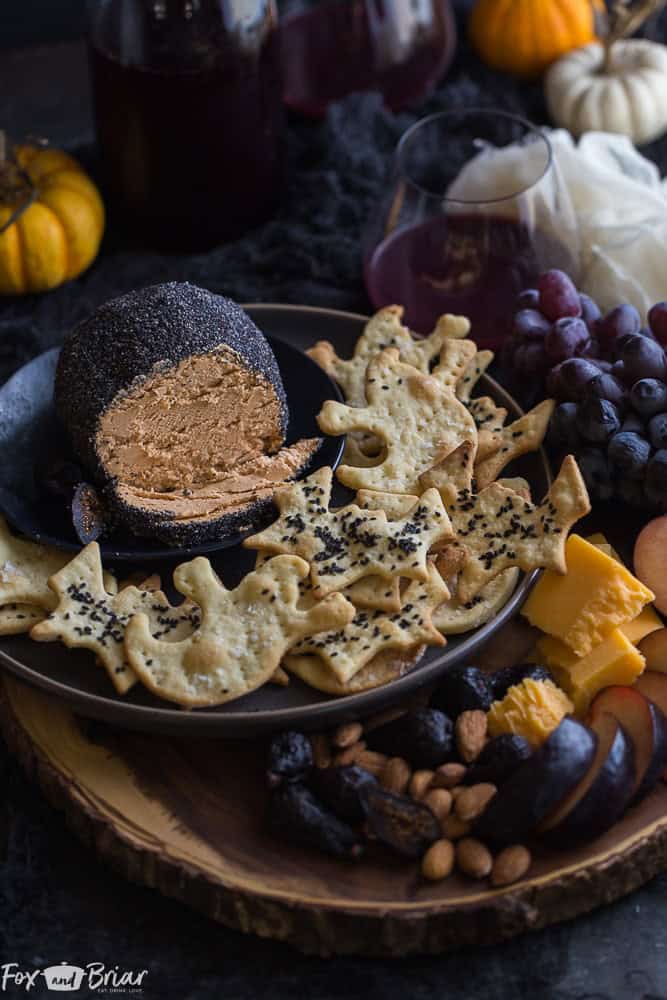 Image for Roasted Garlic Cheese Ball for Halloween